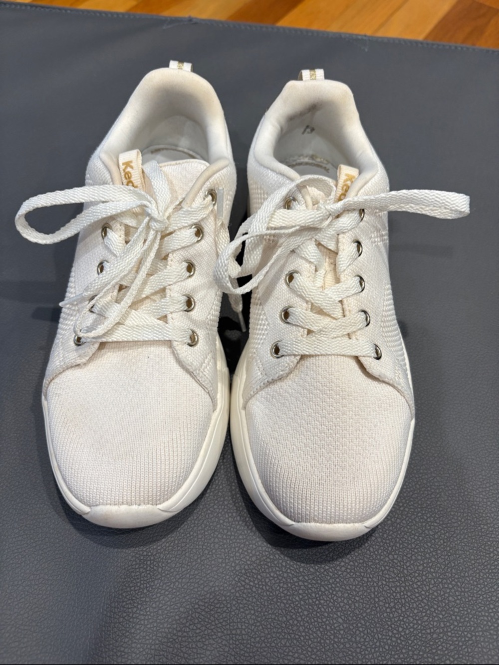 Keds Blisswalk Lace-Up Sneakers with Gold Accent